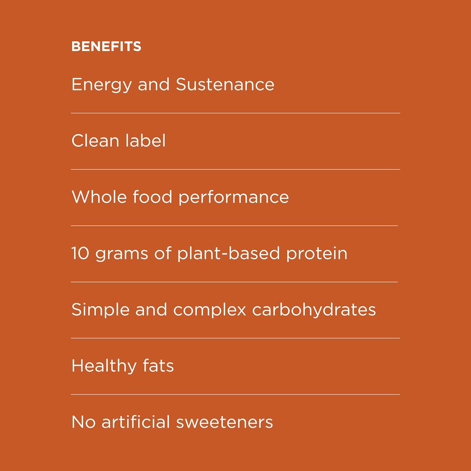 POSSIBLE Snack Bar benefits: USDA Organic, Non-Dairy, Clean Label, Vegan, Gluten-Free, Non-GMO, and made with whole food ingredients.