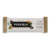 A POSSIBLE Chocolate & Almond meal bar in beige packaging, featuring images of almonds and chocolate, highlighting its plant-based protein content